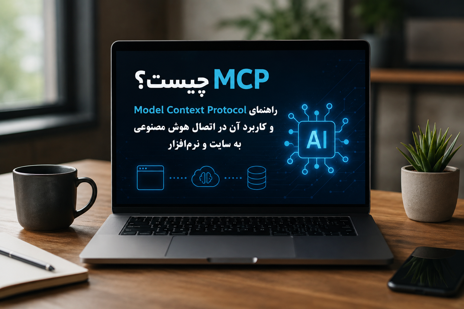 MCP چیست؟ راهنمای Model Context Protocol و کاربرد آن در اتصال هوش مصنوعی به سایت و نرم‌افزار